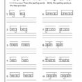 033 Printable Word Ft Grade Spelling Words Exceptional