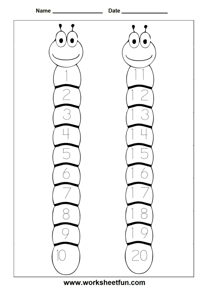 034 Kindergarten Number Worksheets Worksheet Remarkable 1 20
