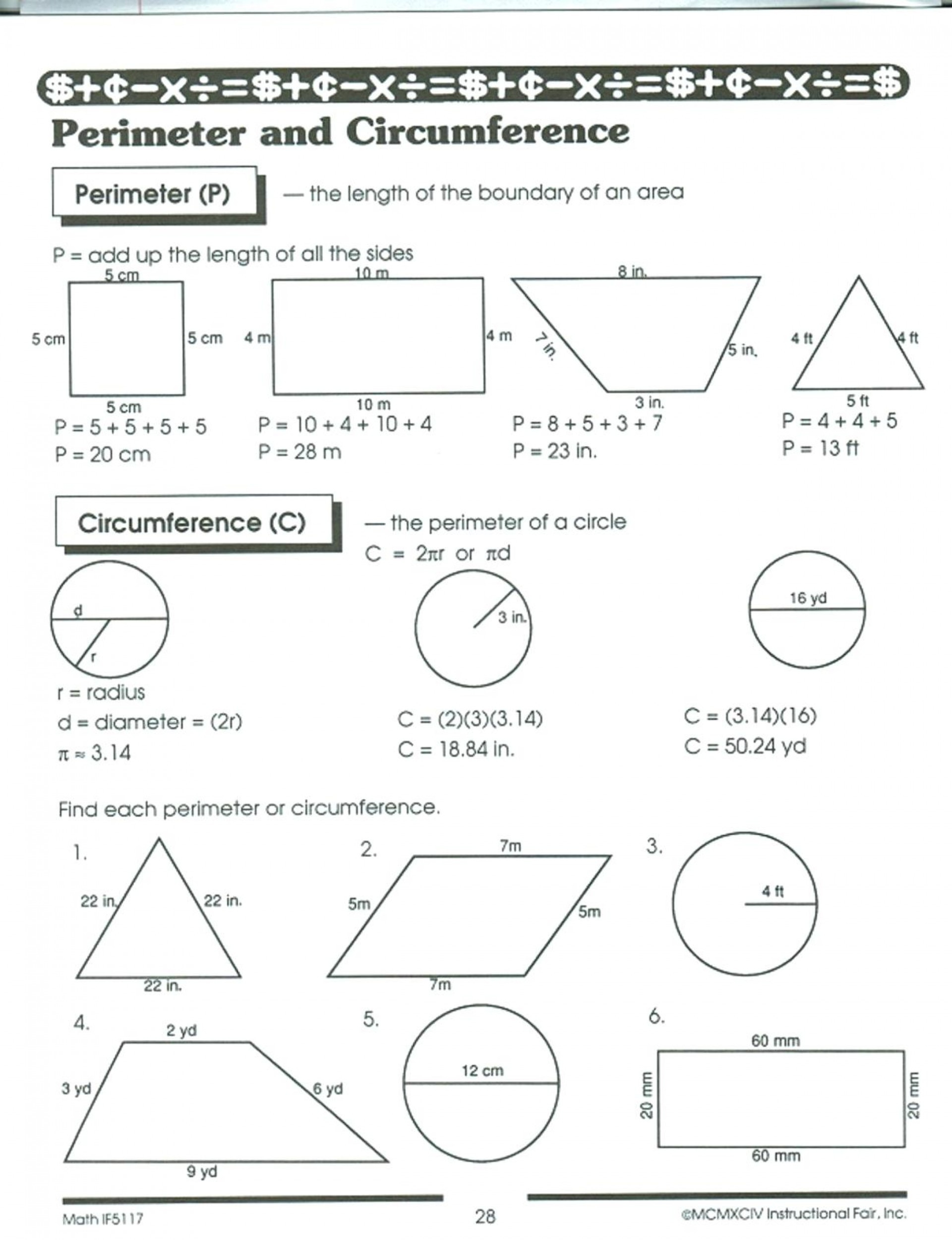 035 Printable Word Surface Area And Volume Problems