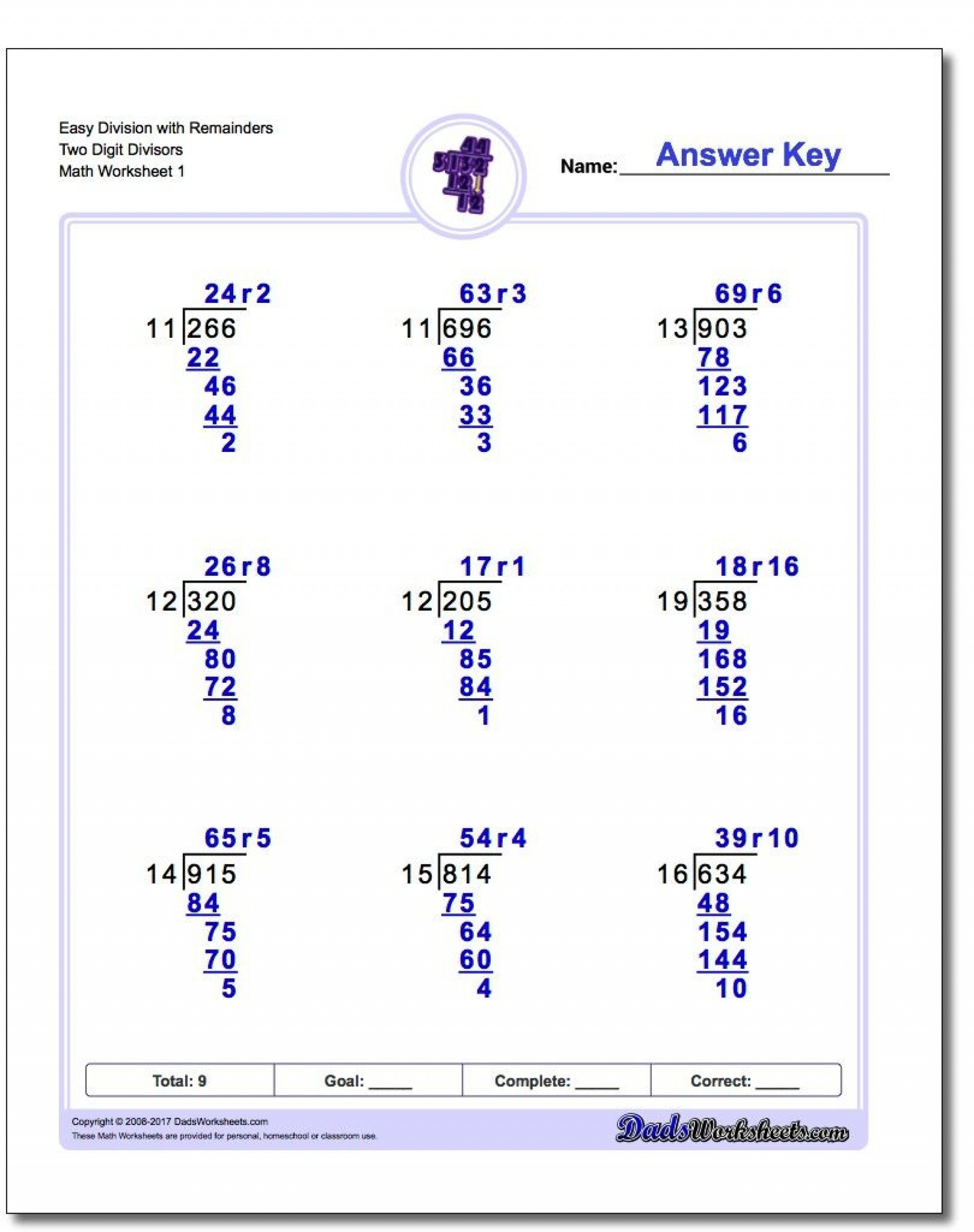 036 Fifth Grade Math Word Problems Printable Long Division — db-excel.com