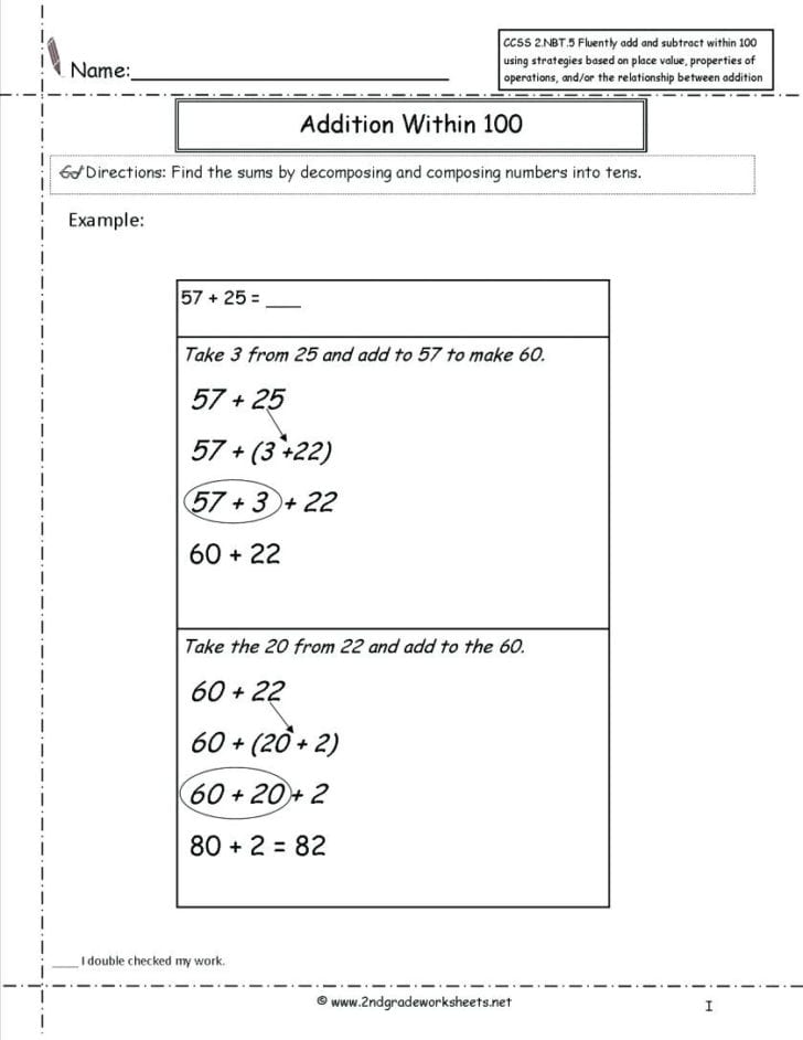 Properties Of Addition Worksheets — db-excel.com