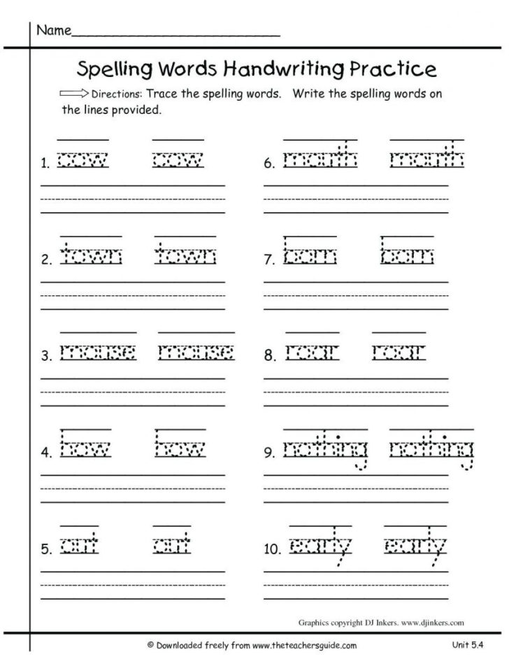 Printable Name Worksheets