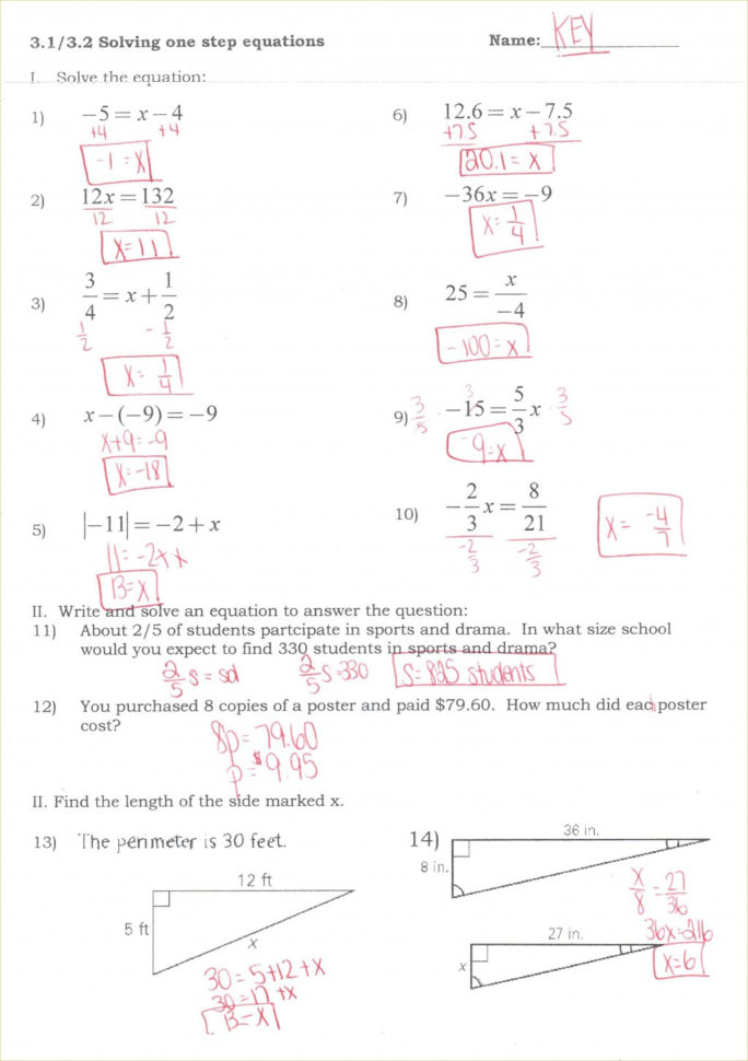 037 Systems Of Equations Word Problems Printablen Worksheet Math