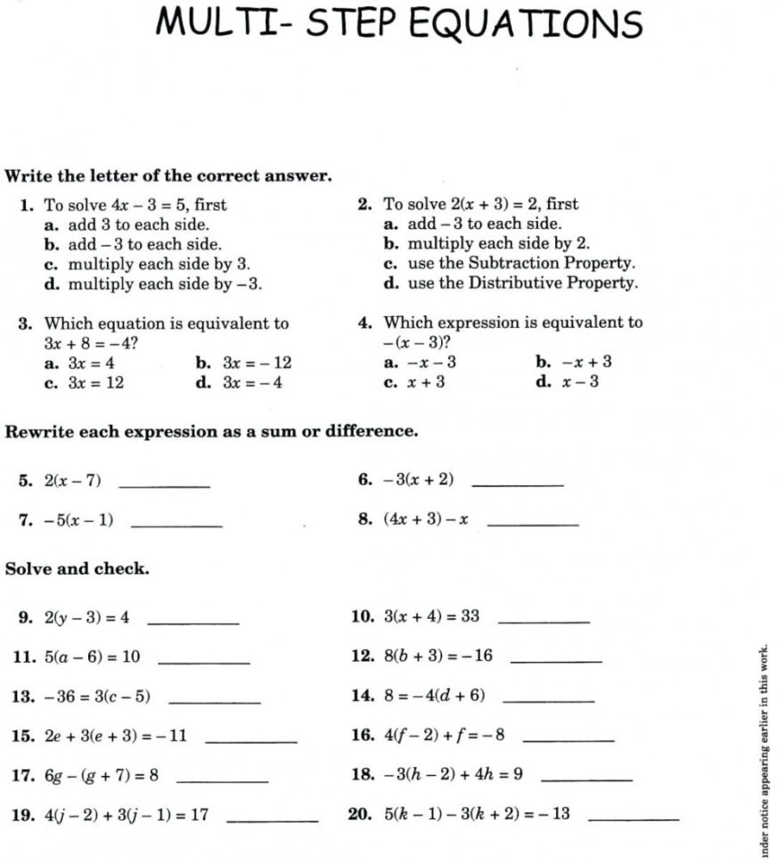 037 Systems Of Equations Word Problems Printablen Worksheet Math