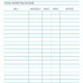 040 Household Budget Worksheet Excel  Plan S
