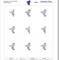 041 Worksheet Dividing Decimals With Remainders Math