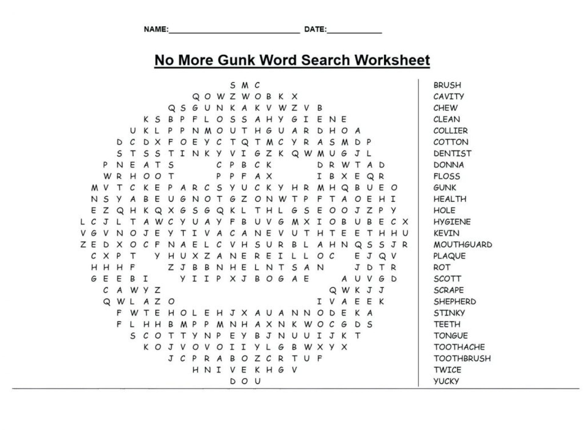 043 20Word Games Printable Worksheets Kids Brain Worksheet