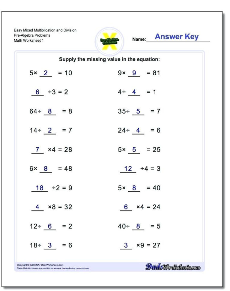 044 Solving Equations With Decimals Worksheet Multiplication