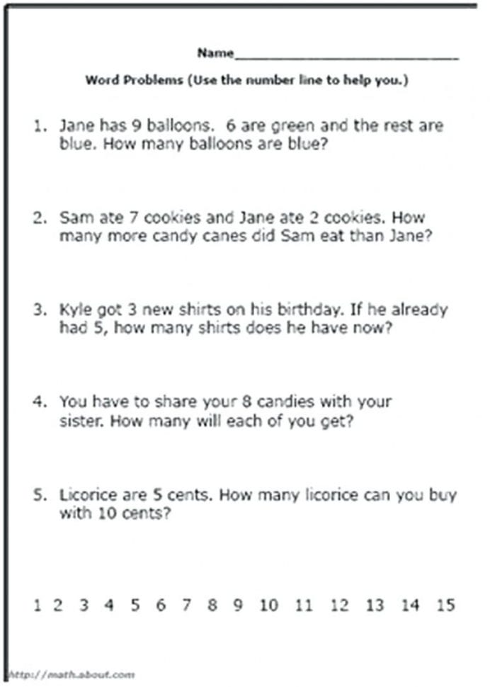 045 Free Printable Worksheets For Math Word Problems Percent