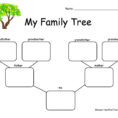 1 Child Family Tree Worksheet  Have Fun Teaching
