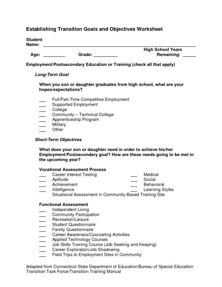 10 Best Images Of Daily Living Skills Worksheets  Independent