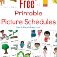 10 Free Autism Visual Schedule Printables To Try Right Now