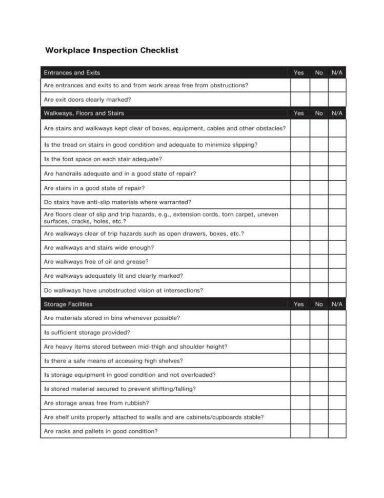 10 Inspection Worksheet S  Free  Premium S