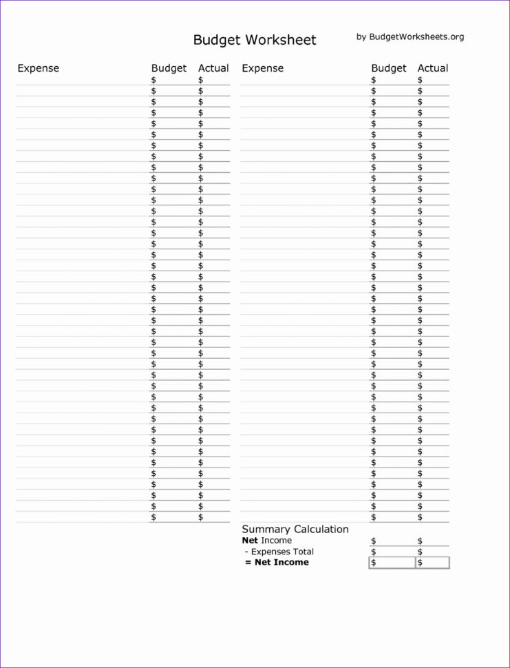 10 Personal Financial Statement Worksheet  Proposal Sample