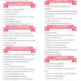 10 Printable Wedding Checklists For The Organized Bride – Sheknows