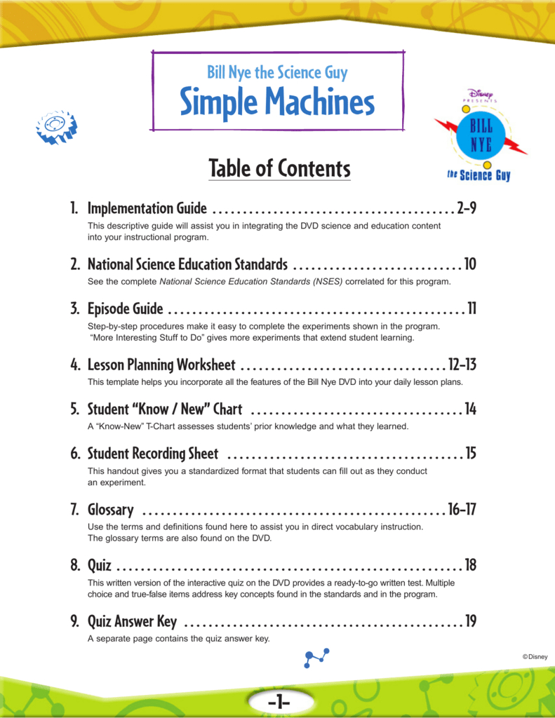10 Simple Machines