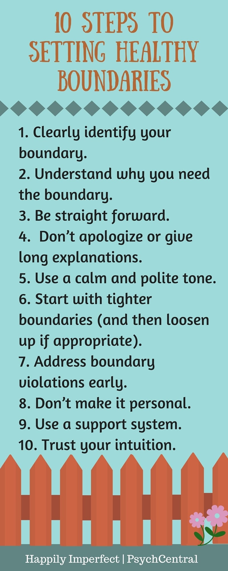 10 Steps To Setting Healthy Boundaries  H Imperfect