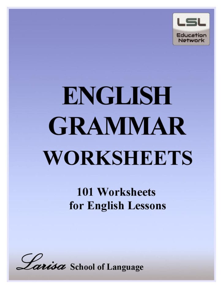 College Grammar Worksheets