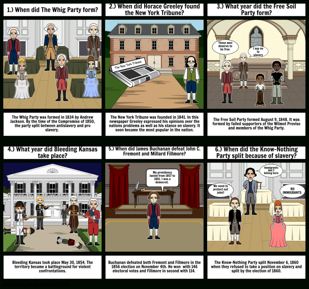 103 The Birth Of Republican Party Storyboardwendyromero
