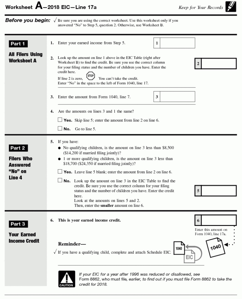 2018 Tax Computation Worksheet — Db