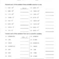 11 Scientific Notation Worksheet Chemistry  Paycheck Stubs