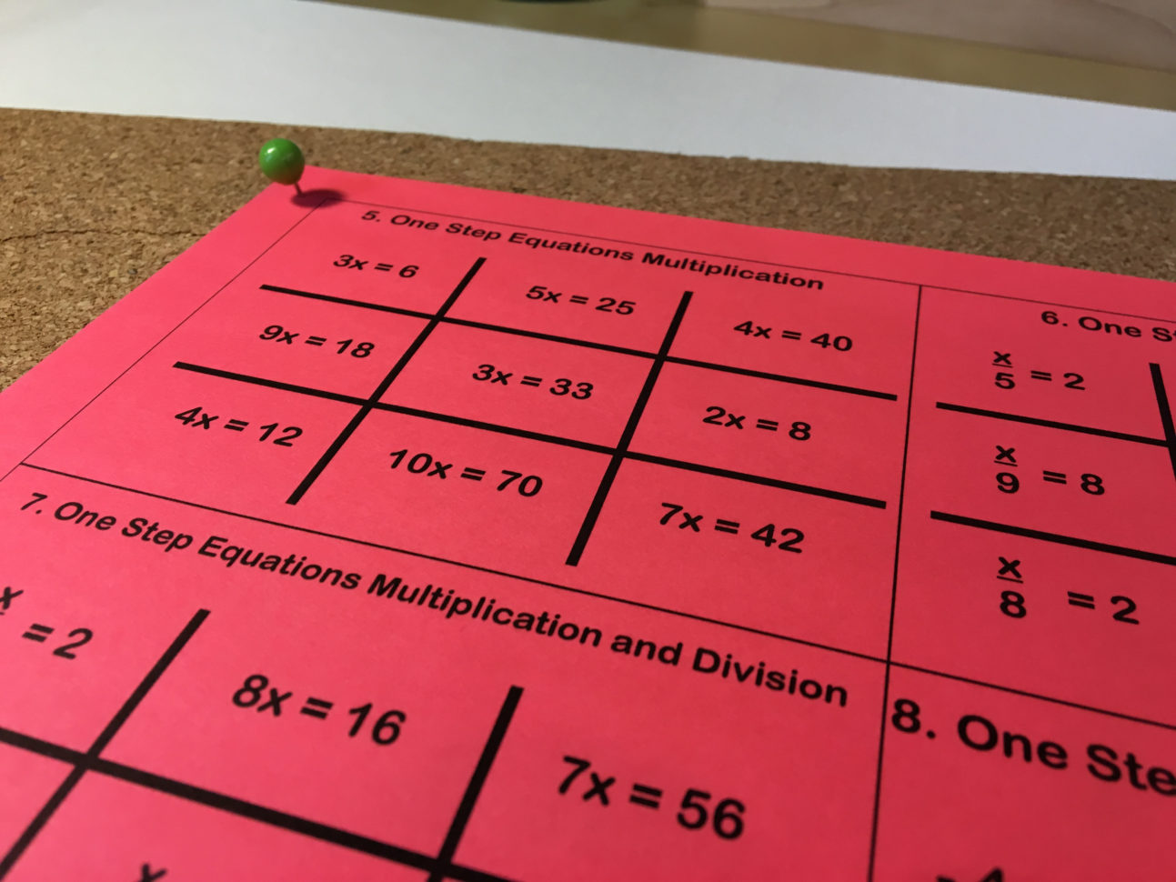 12 One Step Equation Activities That Are Out Of This World