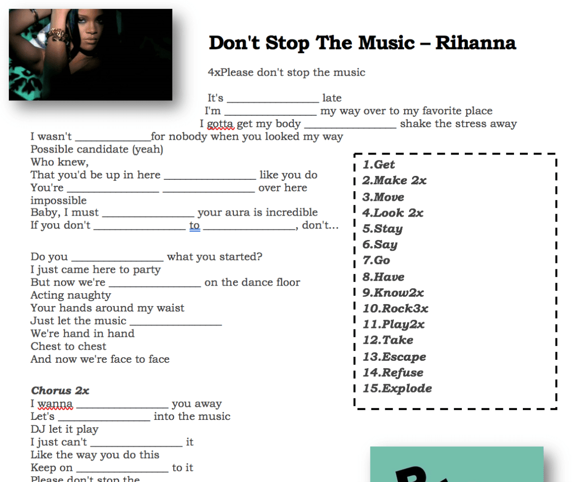 122 Free Music Worksheets