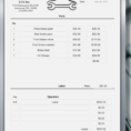 13 Awesome Auto Body Shop Invoice  – Lancerules Worksheet