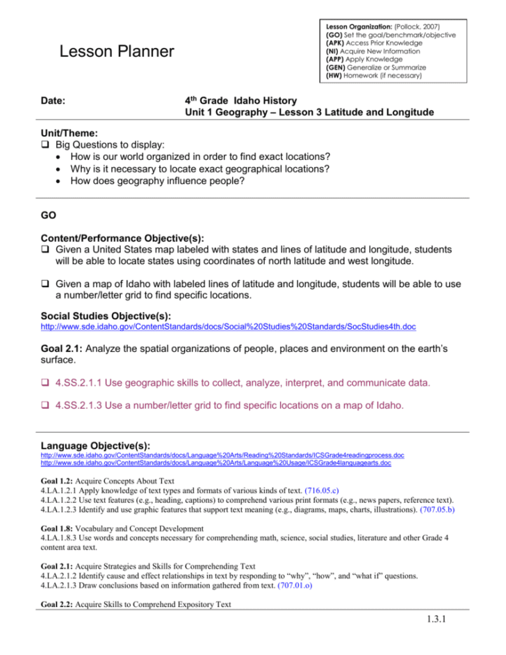 Latitude And Longitude Worksheet Answer Key