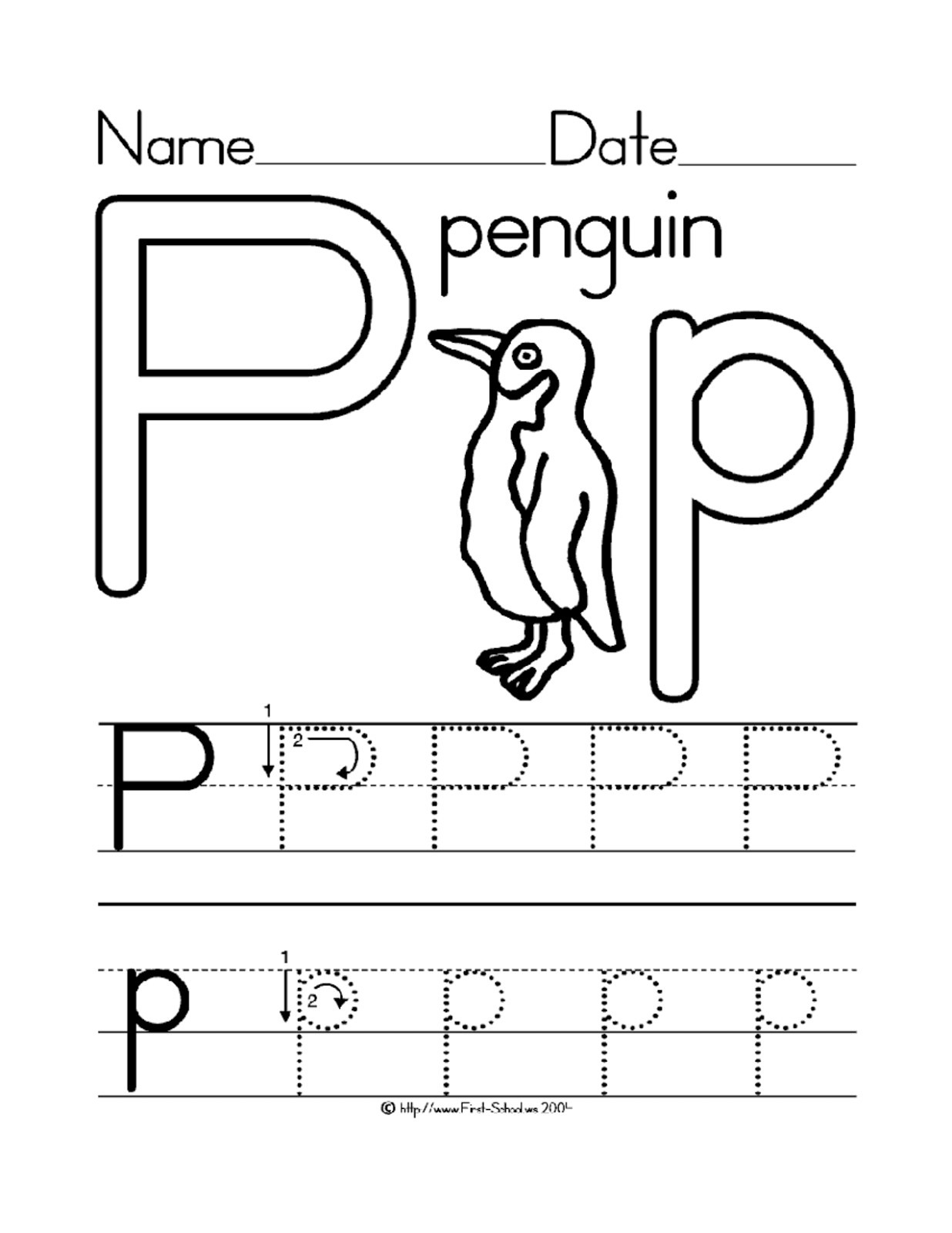 14 Constructive Letter P Worksheets  Kittybabylove