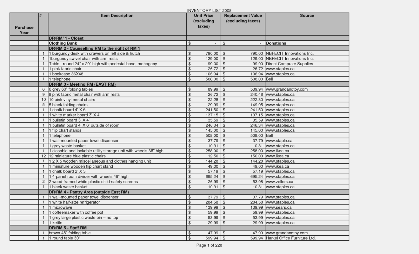 14 Images Of Goodwill Donation Spreadsheet  Excel