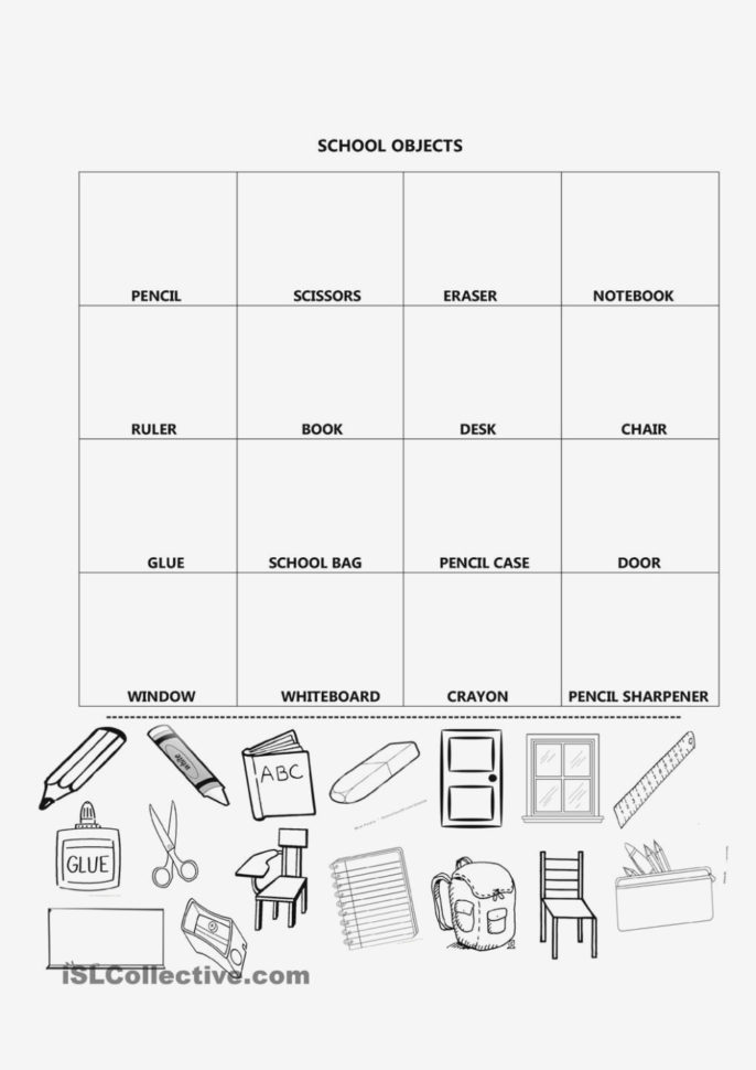 label school supplies worksheet db excelcom