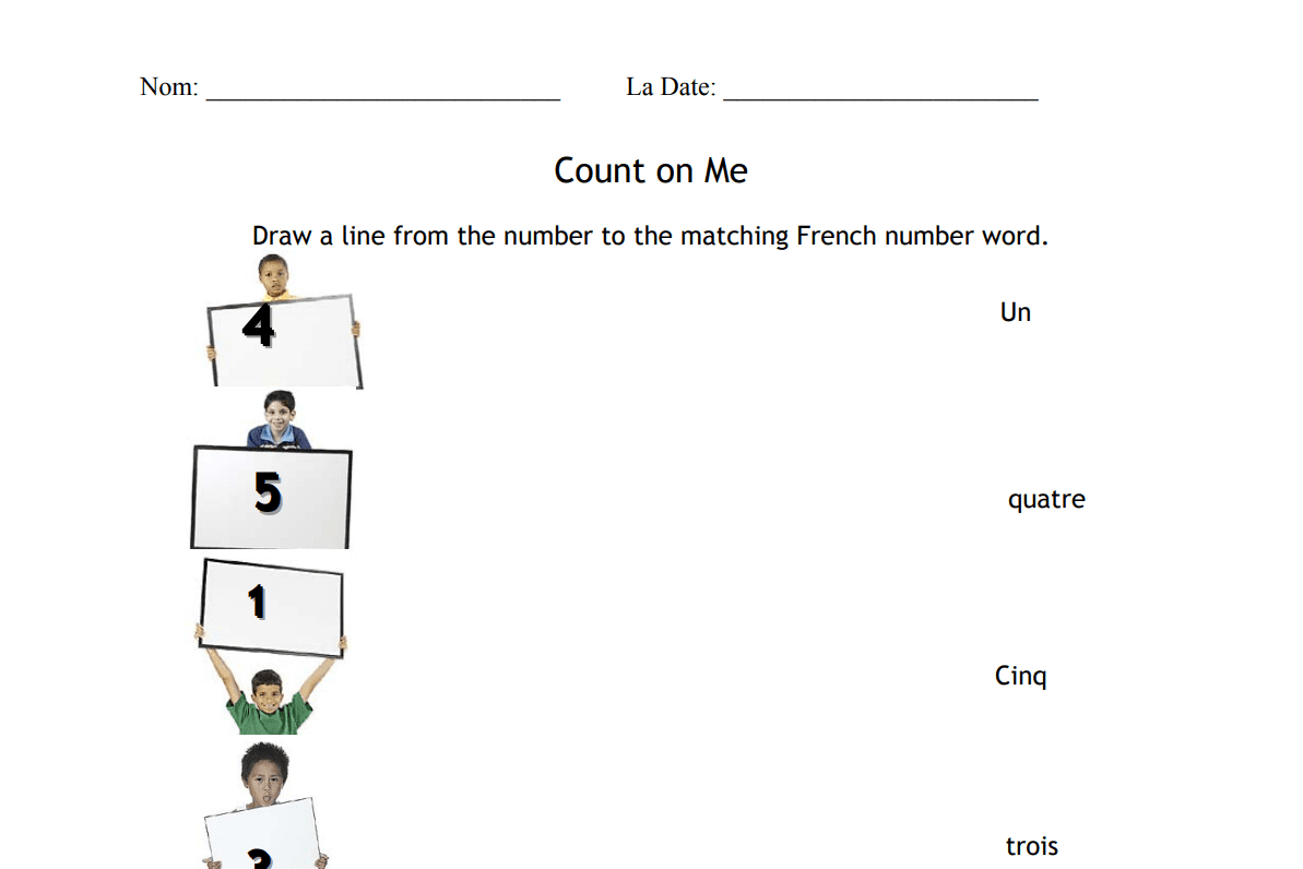 17 Free French Worksheets To Test Your Knowledge