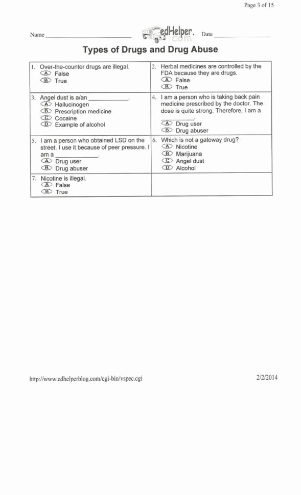 17 Substance Abuse Recovery Worksheets  Cprojects – Resume