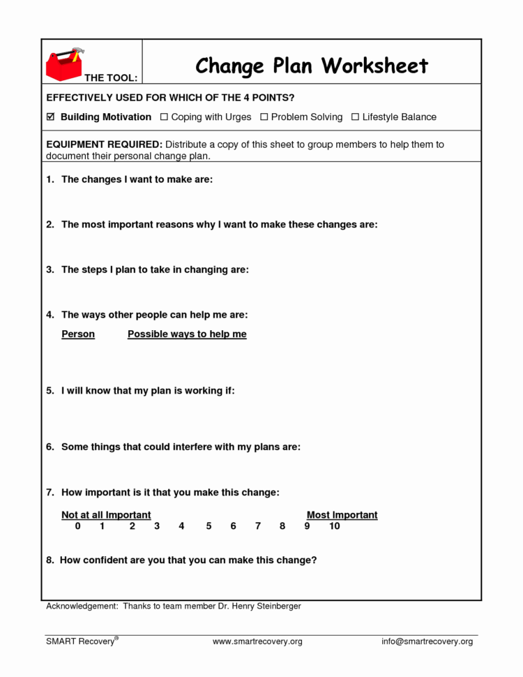 17 Substance Abuse Recovery Worksheets  Cprojects – Resume