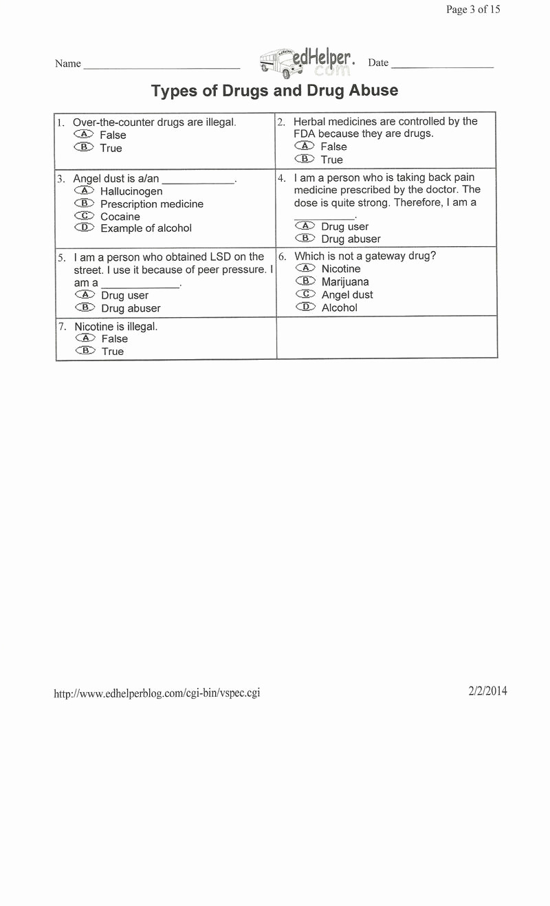 17 Substance Abuse Recovery Worksheets  Cprojects – Resume