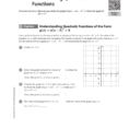 192 Transforming Quadratic Functions