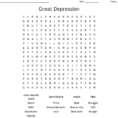 1920S Great Depression Word Search  Word