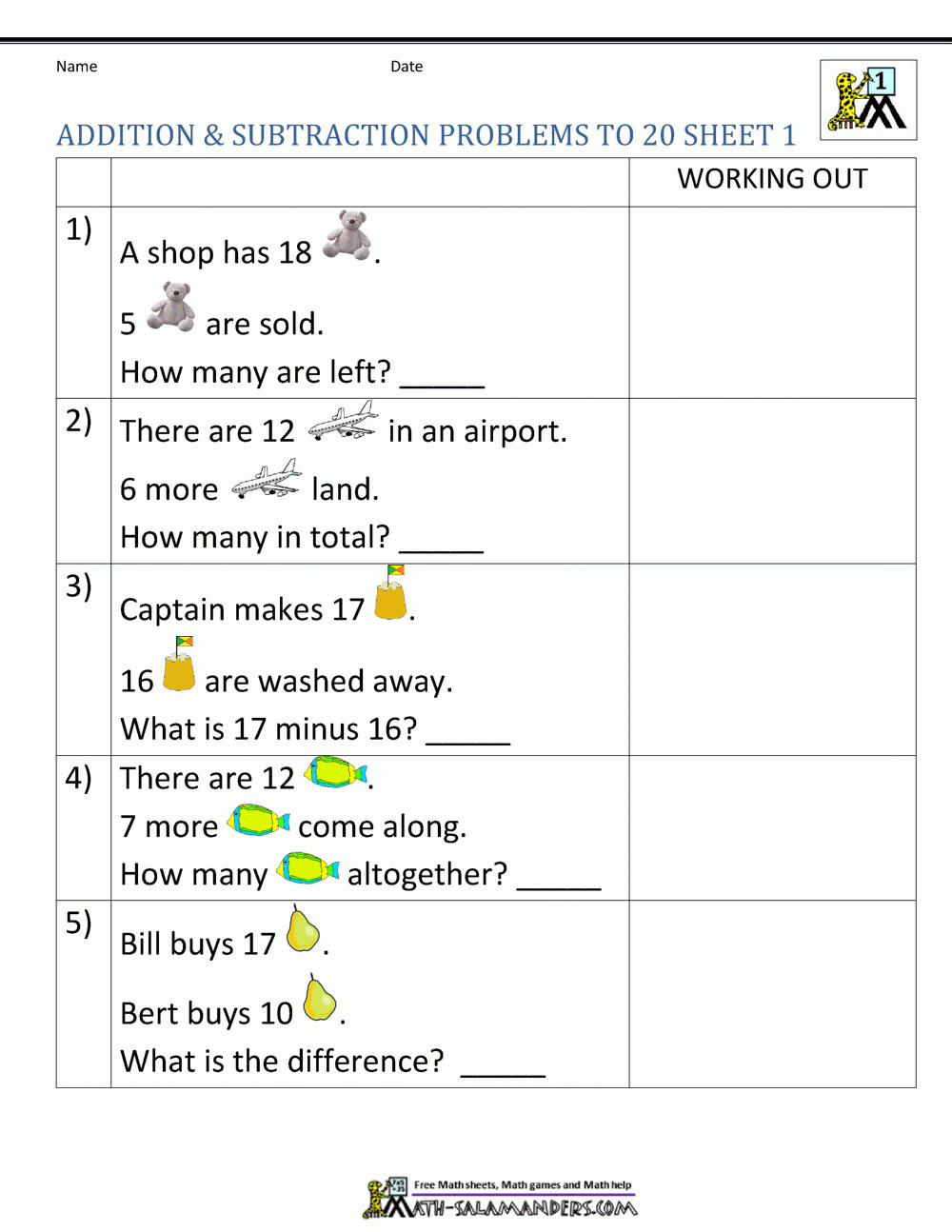 42-1st-grade-subtraction-worksheets-gallery-worksheet-for-kids