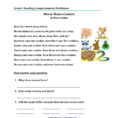 1St Grade Comprehension Worksheets To Download Free  Math