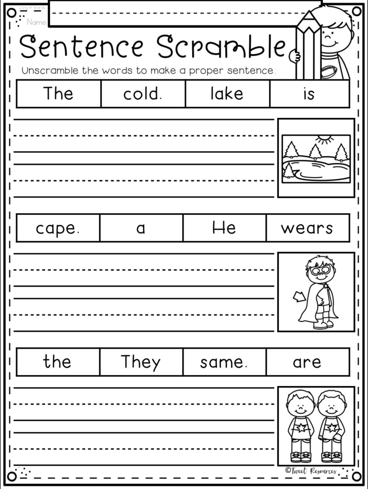 1St Grade Handwriting Worksheets