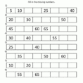 1St Grade Math Worksheets Counting1S 5S And 10S