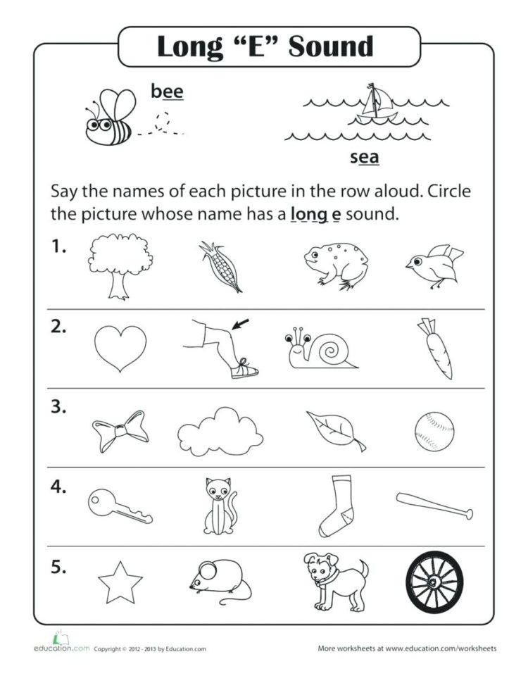 1St Grade Phonics Worksheets For Free  Math Worksheet For Kids