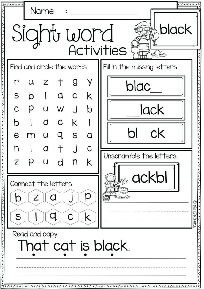 1St Grade Phonics Worksheets To Printable To  Math