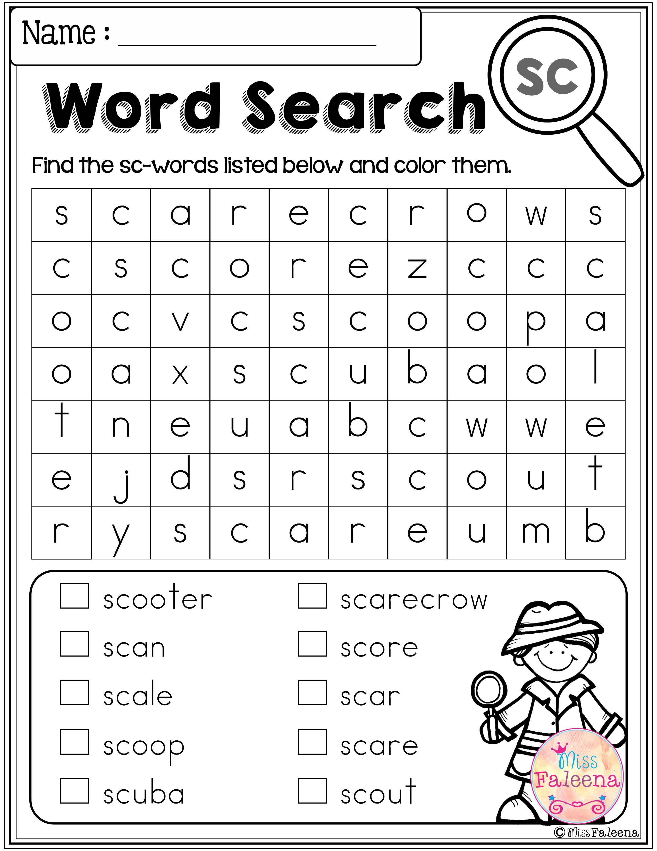 1St Grade Phonics Worksheets To Printable To  Math