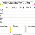 1St Grade Sight Words Worksheets To Printable To  Math Worksheet