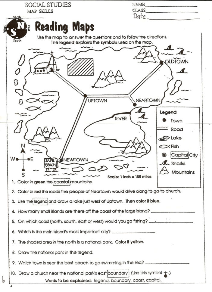 1St Grade Social Studies Worksheets  Math Worksheet For Kids