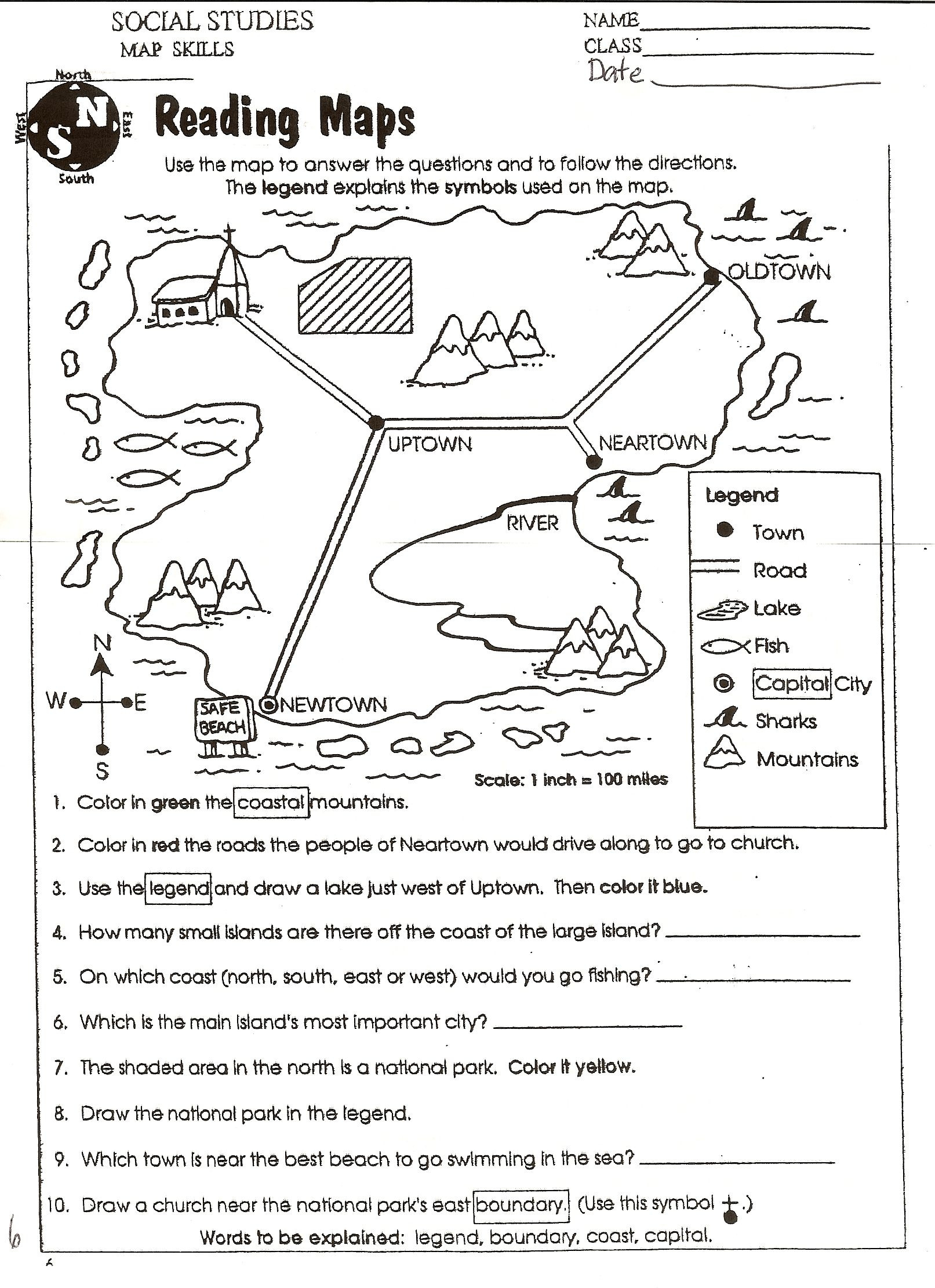 1St Grade Social Studies Worksheets Math Worksheet For Kids — db-excel.com