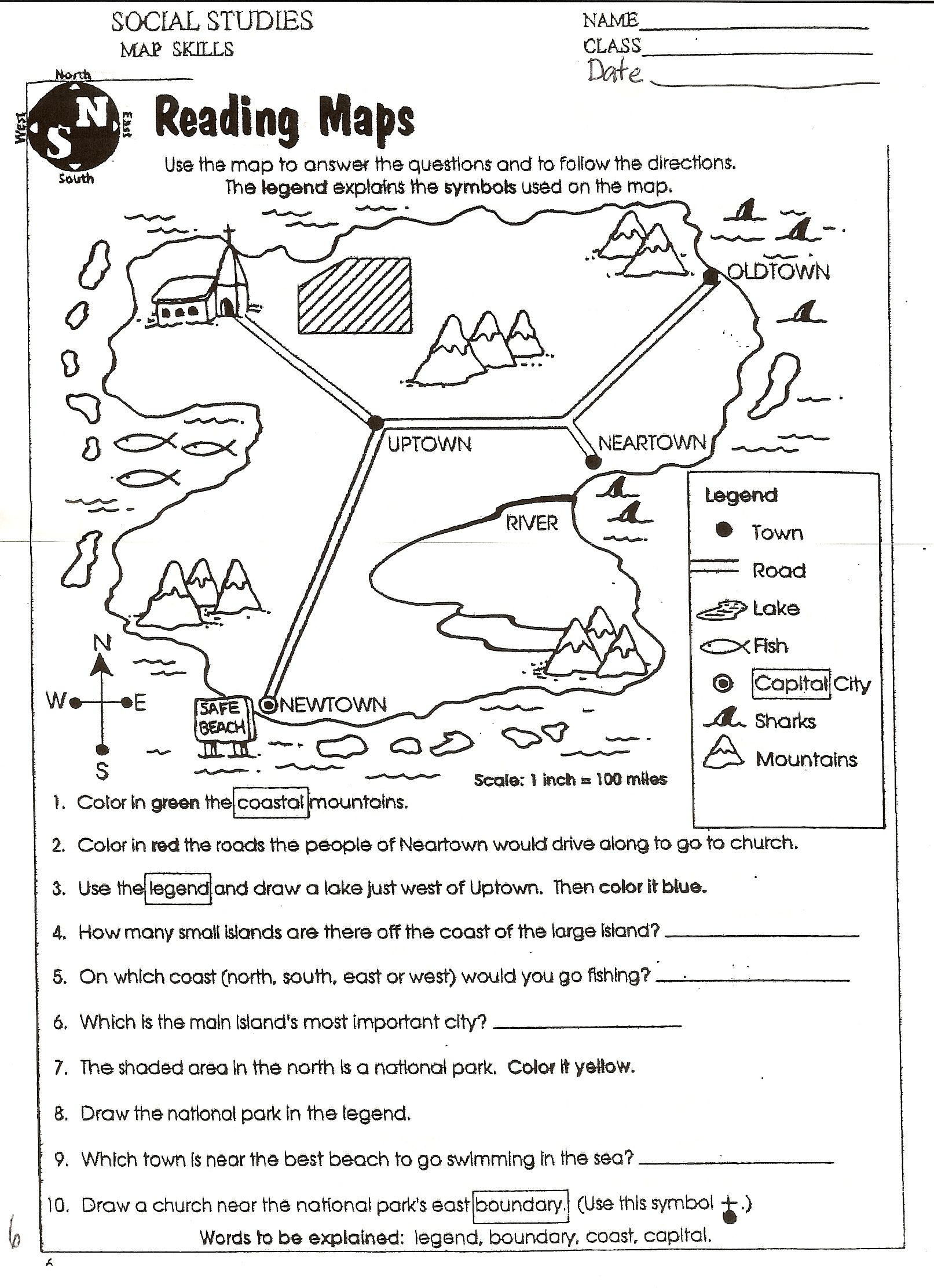 1St Grade Social Studies Worksheets Math Worksheet For Kids Db excel