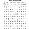 1St Grade Word Search  Best Coloring Pages For Kids